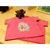 Baby-T-Shirt Märchenbär pink Gr.50 - 56