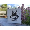 Autoaufkleber "stay wild" (schwarz/weiß)
