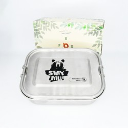 Lunchbox Edelstahl - LARGE 1200 ml Premium - STAY WILD