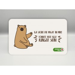 Brettchen „Ich spüre die Macht in mir!